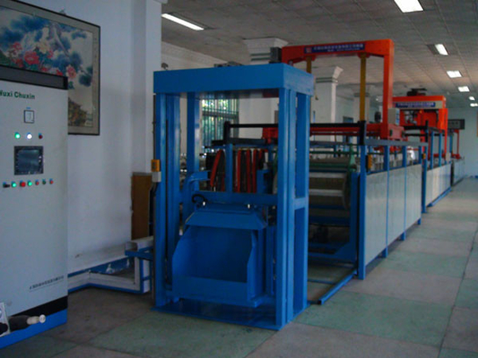 Línea de recubrimiento automático de barril alimentación precisa Control de PLC colgante rápido y conveniente OEM