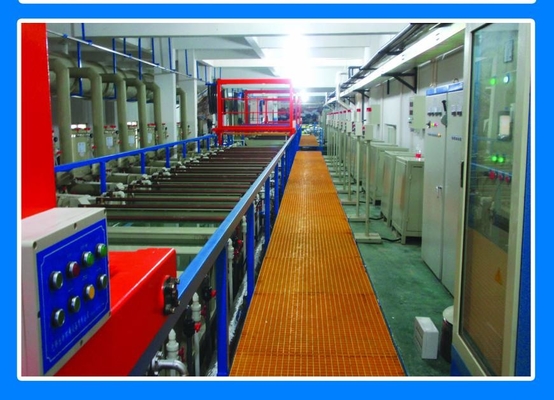 Línea de galjanoplastia automatizada barril colgante, línea de galjanoplastia del cinc