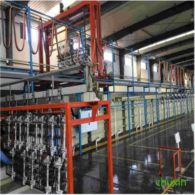 Línea de galjanoplastia automatizada de la aleación de aluminio, línea de galjanoplastia equipo