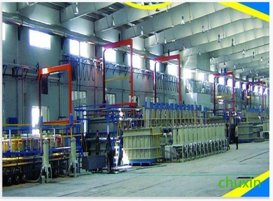 Línea de producción de galvanoplastia de alta eficiencia con consumo controlado por PLC