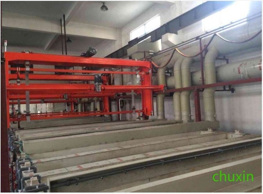 Sistema de fabricación de electroplataje eficiente Línea de producción de electroplataje 0-50C