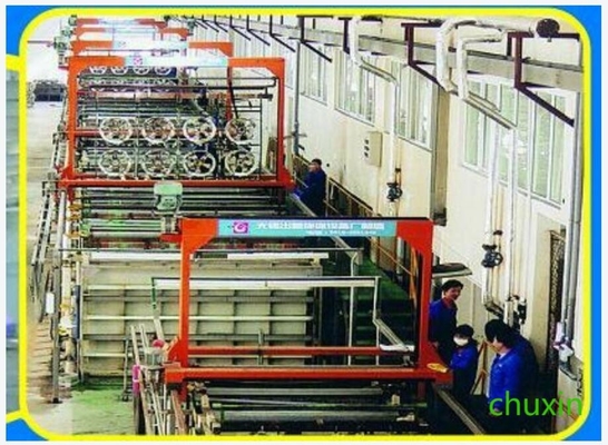 Cadena de producción de electrochapado del eje de aluminio del tráfico OEM