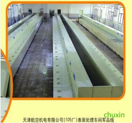 Tianjin Aviation 105 Plantía de producción de tratamiento de superficie de campanas de recubrimiento múltiple