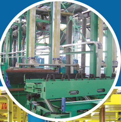 Cadena de producción automática de electrochapado moderna del cromo duro de la Corea del Sur (fábrica de Changzhou)