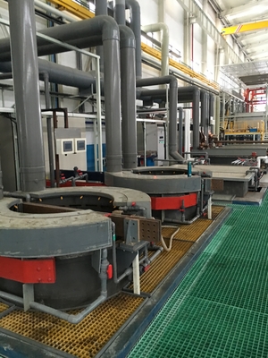 Línea larga control de Rod Automatic Hanging Chrome Plating del PLC