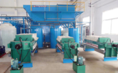 Estación de electrochapado minera del tratamiento de aguas residuales de Huaibei
