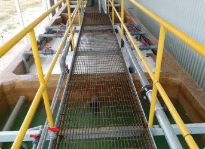 Equipo biológico del tratamiento de los accesorios del cromo del níquel