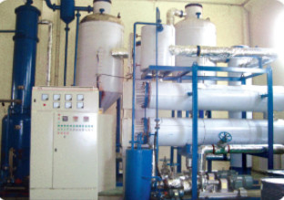 Línea de producción automática de galvanoplastia Gran rendimiento de agua Eficiencia de recuperación alta Producción de sal pequeña y recuperación limpia de barro